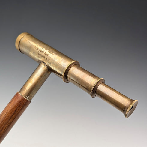 英国ヴィンテージ 紳士用 テレスコープハンドル ステッキ 杖 85cm T.BRIGG&SONS